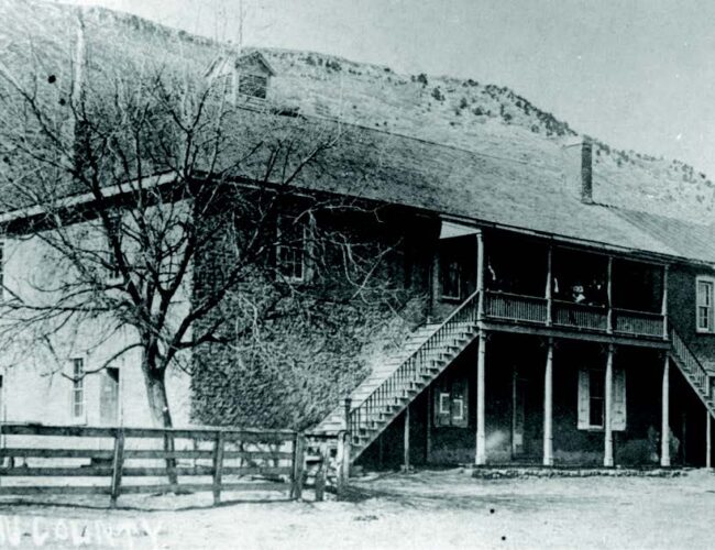 The restored courthouse, ca. 1940. Photographer unknown. Phillip J. Rasch Collection, Lincoln Historic Site.