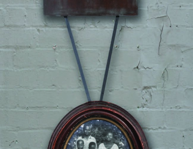 Ian van Coller, Joseph, 2002. Modern ambrotype and pigment print with vintage frame, wood, and oil (2002.14.1).