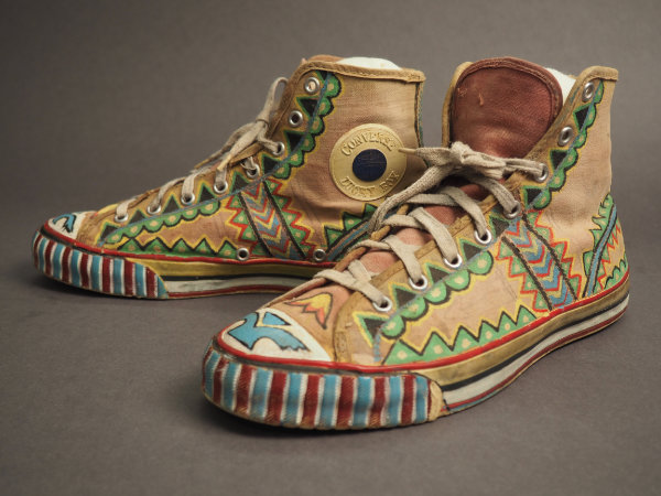 native american beaded vans shoes