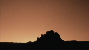 Red sunset, Rio Puerco Valley, New Mexico. Photograph by Larry Crumpler.