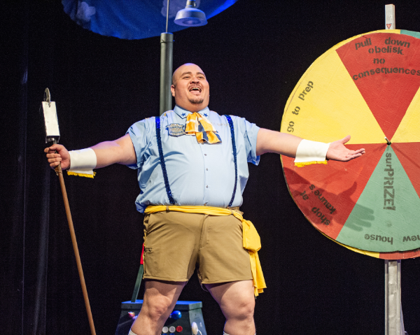 Felix Cordova performs in the 2021 Fiesta Melodrama at the Santa Fe Playhouse. Photograph by C. Stanley Photography. Courtesy the Santa Fe Playhouse.