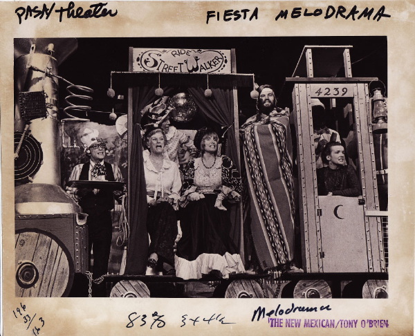 Undated Santa Fe New Mexican file photo of a Fiesta Melodrama found in the Santa Fe Playhouse archives. Photograph by Tony O’Brien.