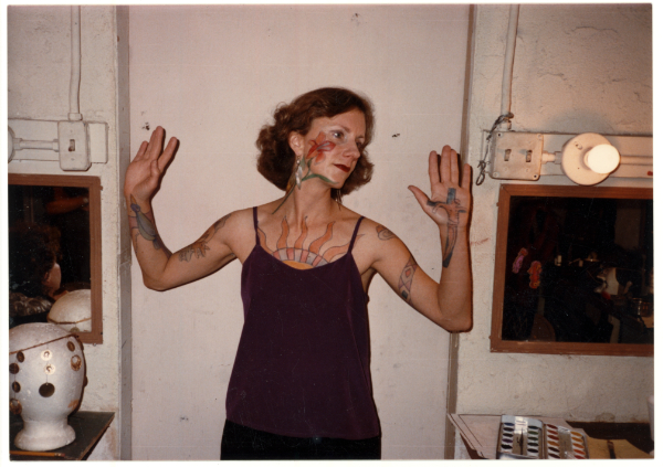 Jean Moss in Talking With by Jane Martin, mid to late 1980s at Santa Fe Community Theater, directed by Susan McCosker. Courtesy Jean Moss.