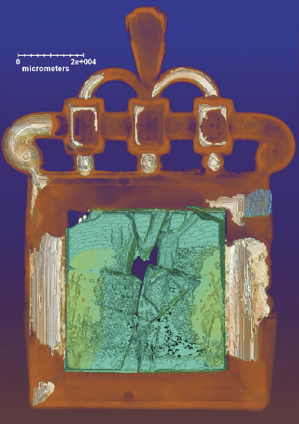 XRF imaging allows scientists at Los Alamos National Laboratory to map the precise location of different materials inside delicate artifacts.