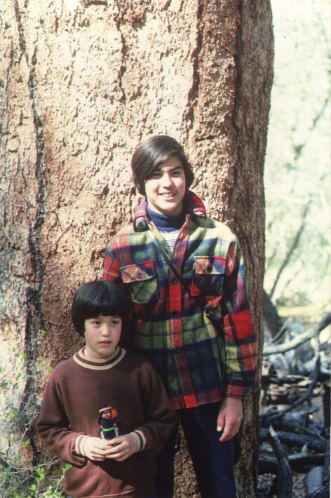 Dana and his brother Ian Tai Kyung Burgess, 1973. Photograph courtesy Dana Tai Soon Burgess.