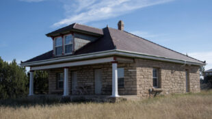 The residents of Duran, New Mexico, came together and requested their town be added to the National Register of Historic Places. Photograph by Carrie McCarthy.