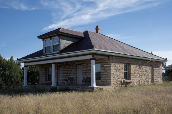 The residents of Duran, New Mexico, came together and requested their town be added to the National Register of Historic Places. Photograph by Carrie McCarthy.