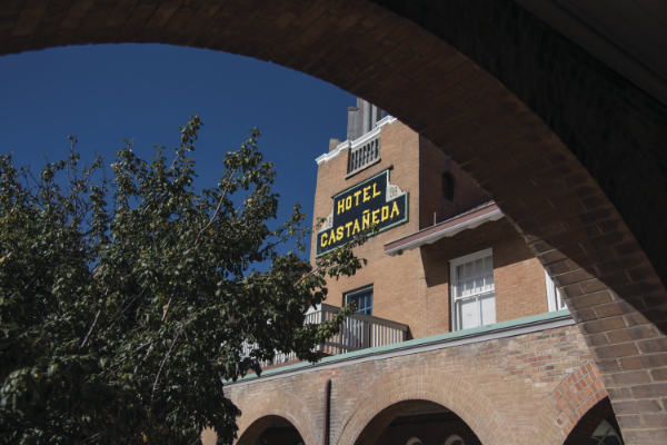 The Castañeda Hotel in Las Vegas, New Mexico, built in 1898, received tax credits in 2016 to aid in restoring the building’s exterior. Photograph by Carrie McCarthy.