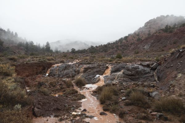 Rapheal Begay (Diné), My Backyard (Hunter’s Point, AZ), 2016. Archival inkjet print. 16 × 24 inches. Courtesy the artist.