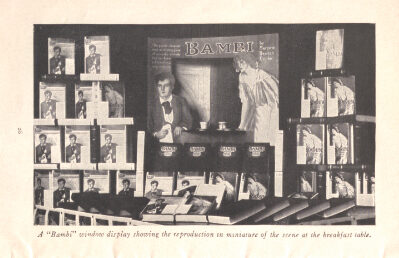 Image from a brochure created to promote the book Bambi features Mary’s
illustrations of the main characters, Bambi and Jarvis. Courtesy Blumenschein Family
Collection, Fray Angélico Chávez History Library, New Mexico History Museum.