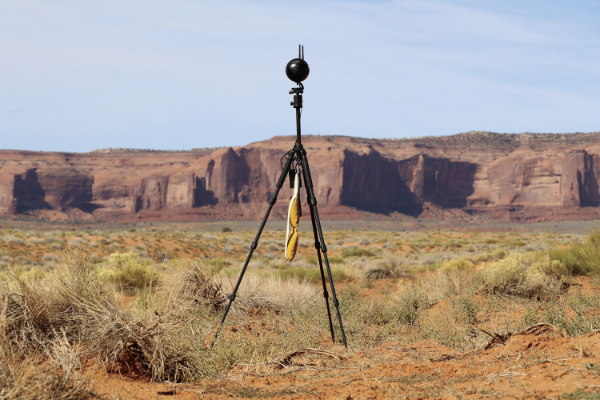 Rapheal Begay (Diné), 360 (Tsé Bii’ Ndzisgaii—Monument Valley, UT)
(detail), 2021. Archival inkjet print. 16 × 24 inches. Courtesy the artist.