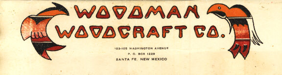 Envelope printed with logo and address of Woodman Woodcraft Company, ca. 1926. Private collection. Photograph by Orlando Dugi.
