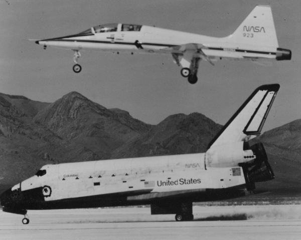 The only space shuttle to ever land in New Mexico, Columbia