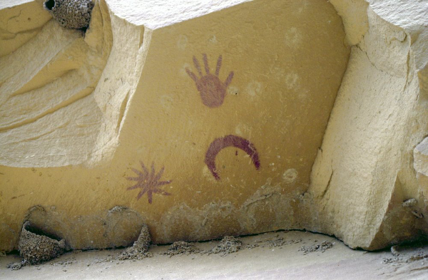 11th century pictograph at Chaco Canyon