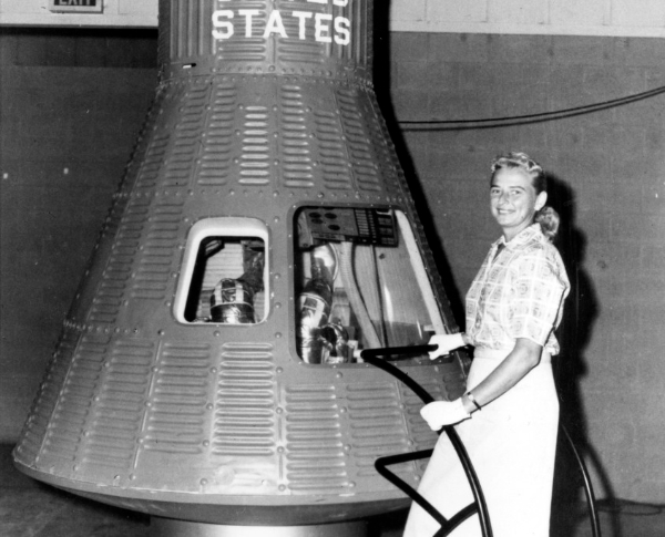 twenty years later that the first U.S. woman flew into space.